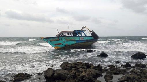 Navy Rescues Indian Fishermen Aboard Distressed Trawler