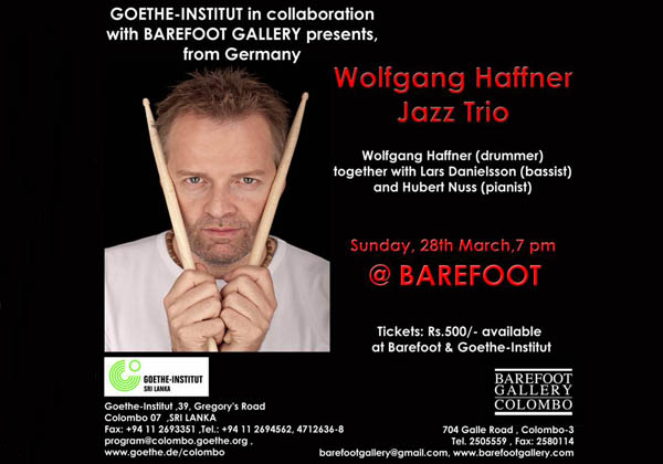 Wolfgang Haffner Jazz Trio performs at Barefoot Gallery