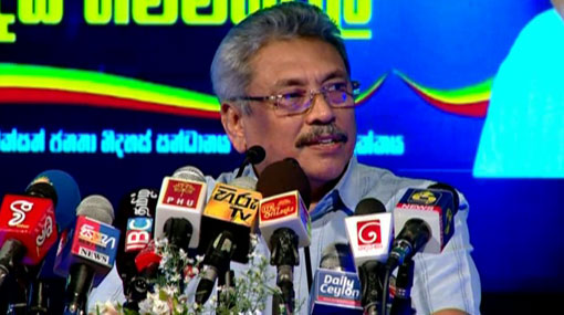 Gotabaya claims white van in Mirihana belonged to LTTE 