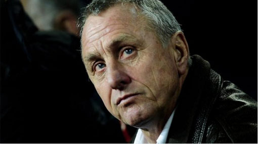 Dutch soccer legend Johan Cruyff dies aged 68