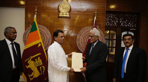 Coomaraswamy receives appointment letter from President