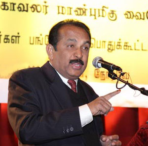 Vaiko, 1000 others detained for protest over Lanka Presidents visit to India