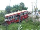 1 killed, 52 injured as bus plunges off cliff 