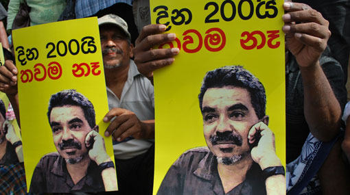 Sri Lanka civil society cries foul over journalist missing case