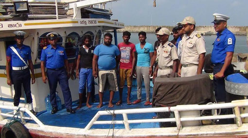 7 Lankan fishermen return...
