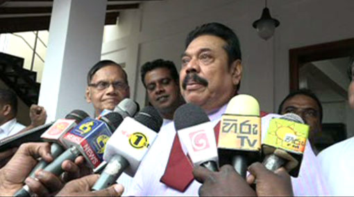We told them not to attend Nugegoda rally  Rajapaksa