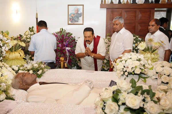 President pays last respects to R.I.T. Alles...