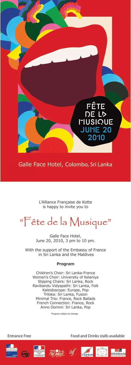 Alliance Franaise de Kotte celebrates Fte de la Musique
