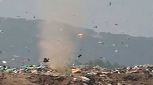 Increased activity of Gohagoda garbage heap