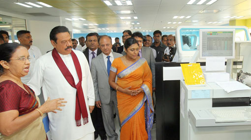 VIDEO: President opens Lanka Hospitals Diagnostic
