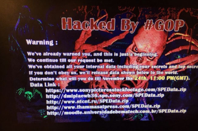 Sony Pictures Hacked And Blackmailed