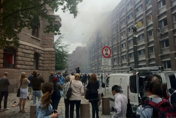 UPDATE: Explosion rocks central Oslo, hundreds feared dead 