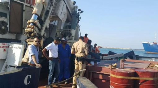 Anti-migrant ship held for human trafficking after Sri Lankan crew claim asylum