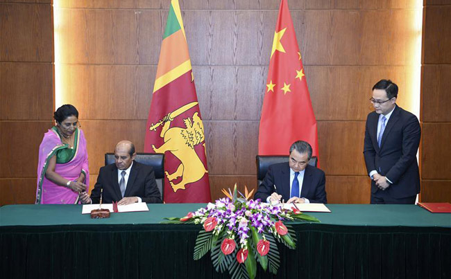 China, Sri Lanka to enhance cooperation under Belt and Road Initiative