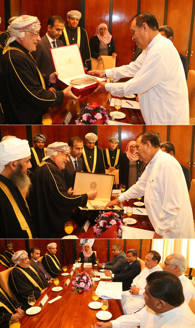 Omani delegation in Sri Lanka...