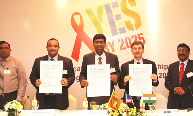 Sri Lanka partners with US to end HIV/AIDS in country by 2025