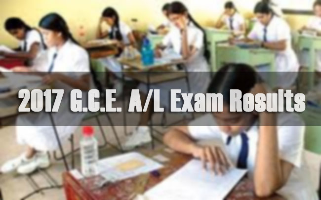 2017 A/L exam results on Dec. 28