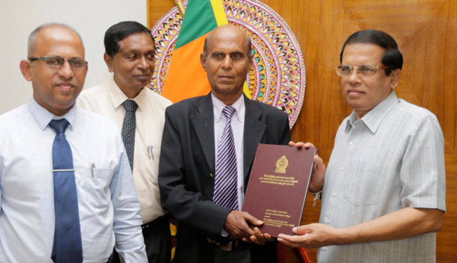 Report on Meethotamulla tragedy handed over to President