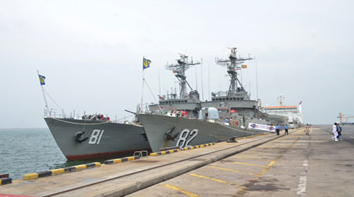 Three Iranian ships in Sri Lanka