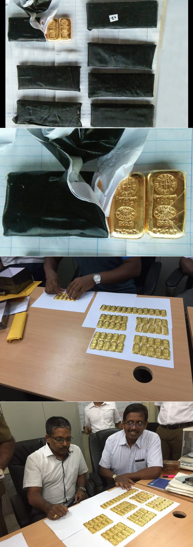 Two nabbed attempting to smuggle gold worth Rs 50 million