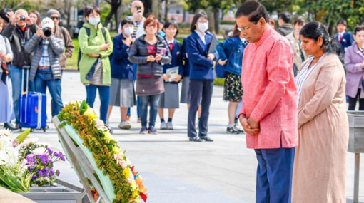 President visits Hiroshima