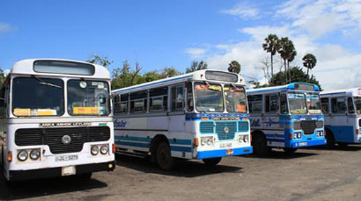 Chilaw-Colombo private bus strike