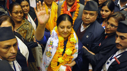 President Maithripala congratulates Nepali President
