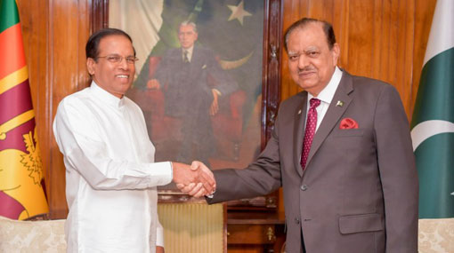 Pakistan  Sri Lanka leaders met