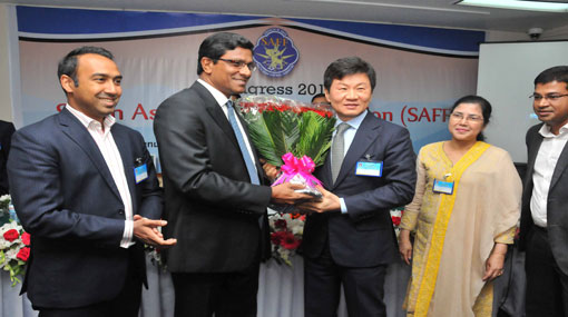 President of FFSL Anura De Silva elected as a Vice President of South Asian Football Federation 