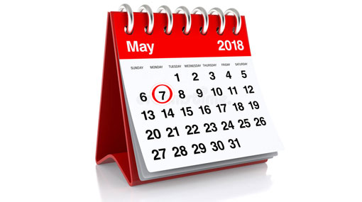 May 7 declared public & bank holiday instead of May 1