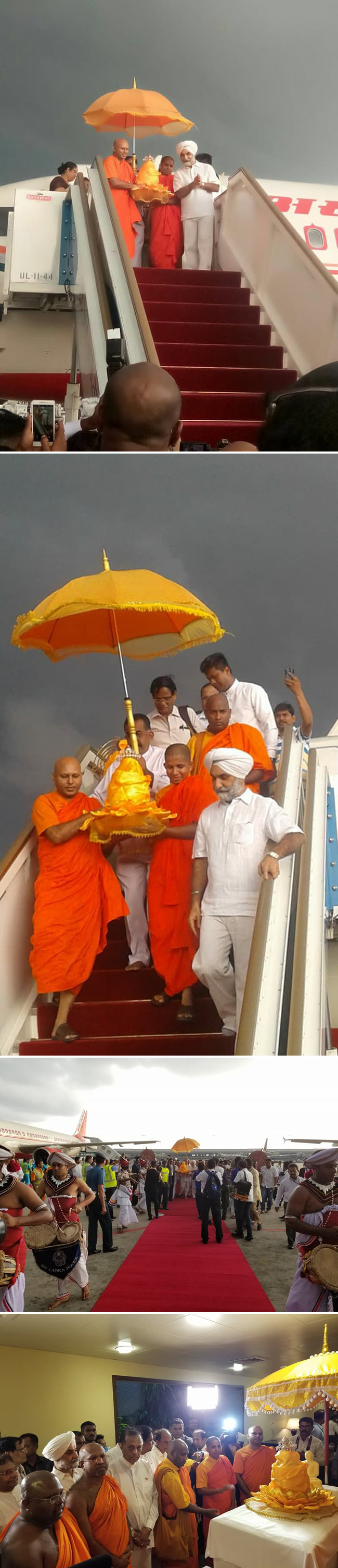 Sacred Sarnath relics in Sri Lanka