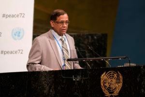 UNGA President refers to Sri Lankas peacebuilding efforts