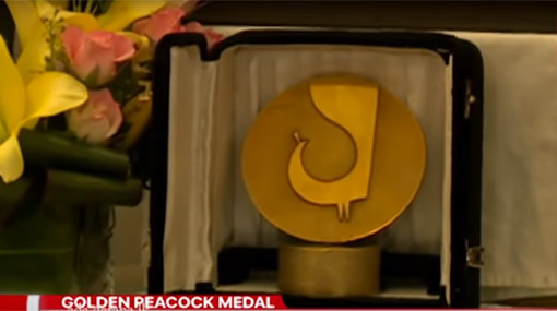 Five arrested over theft of Lesters Golden Peacock medal
