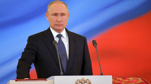 Putin sworn in for another six years