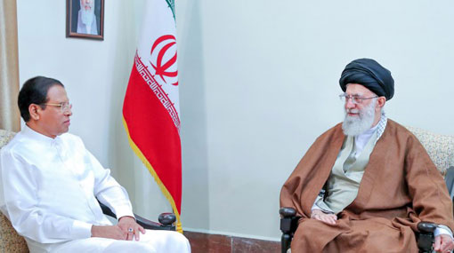 President Meets Supreme Leader Of Iran Ayatollah Ali Khamenei