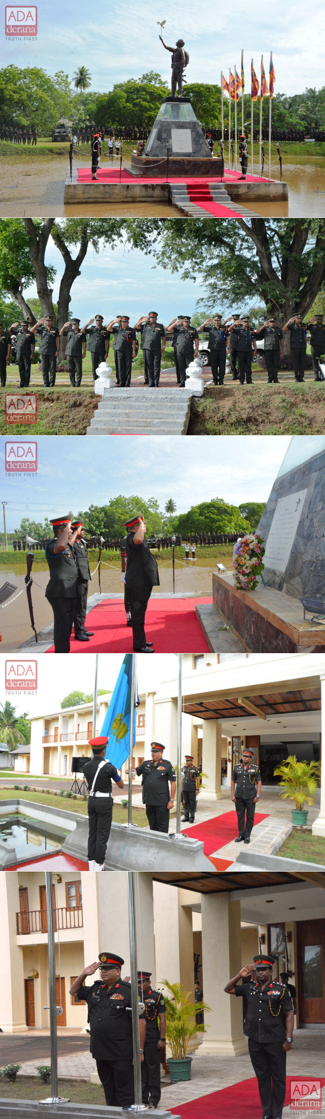 Wanni security forces commemorate war heroes....