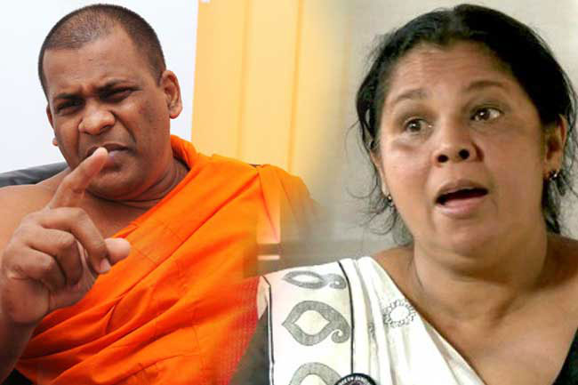 Gnanasara Thero found guilty of threatening Sandya Eknaligoda 