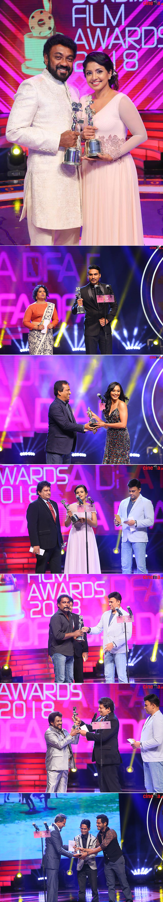 Winners of the Sixth Derana Sunsilk Film Awards 2018