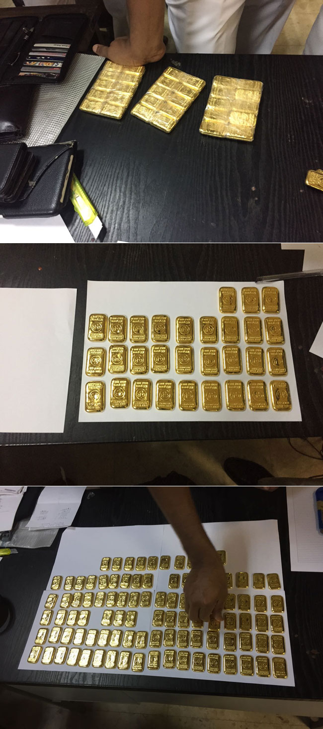 Polish national arrested at BIA with 100 gold biscuits