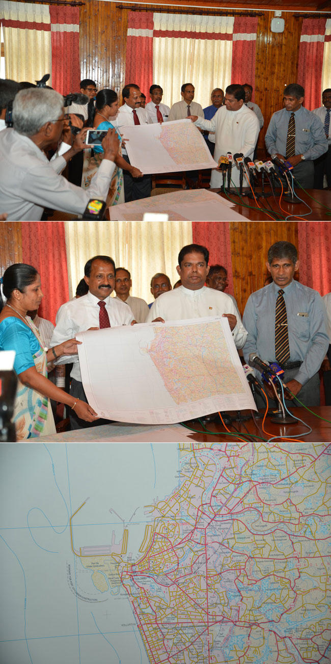 Colombo Citys new map unveiled