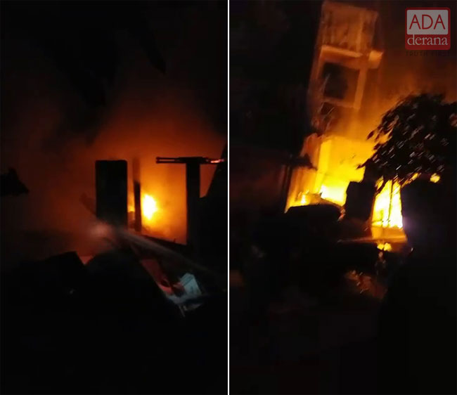 Factory in Vavuniya destroyed in fire