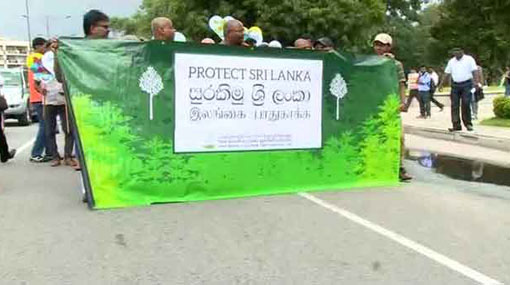 Protest against land grab at Knuckles Mountain; Minister denies allegations