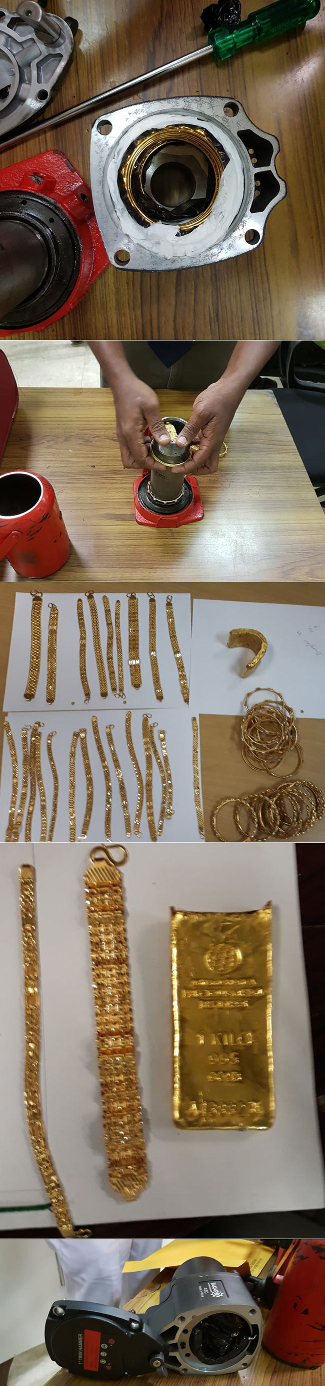 Indian arrested with gold worth over Rs 19 million in vehicle jack