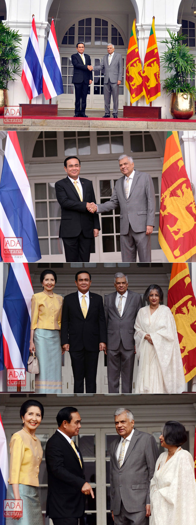 Thai PM meets Ranil Wickremesinghe...