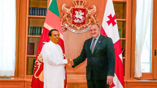 Sri Lanka-Georgia leaders attention on strengthening bilateral ties