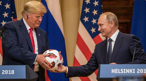 Putins soccer ball for Trump had transmitter chip