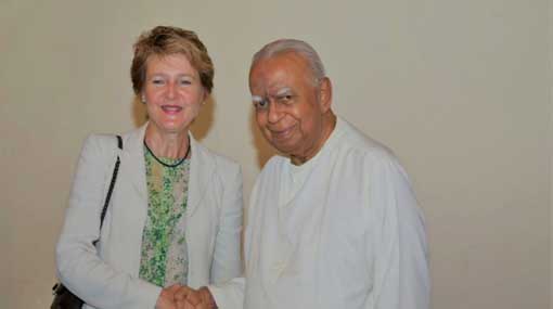 Swiss Federal Councillor meets with Sampanthan