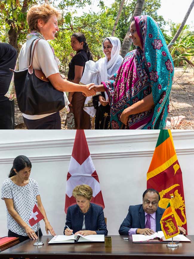 Swiss Justice Minister reaffirms commitment in Sri Lanka