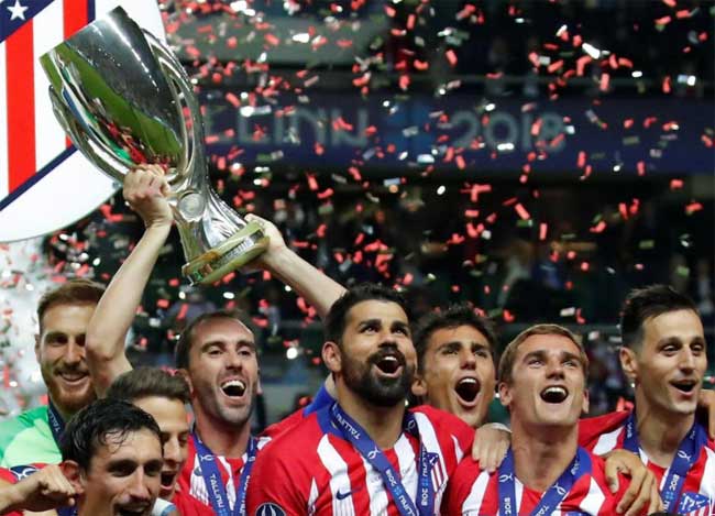 Atletico Madrid win UEFA Super Cup