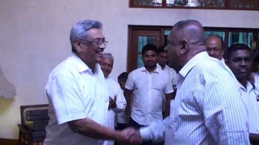 Mangala goes to Medamulana